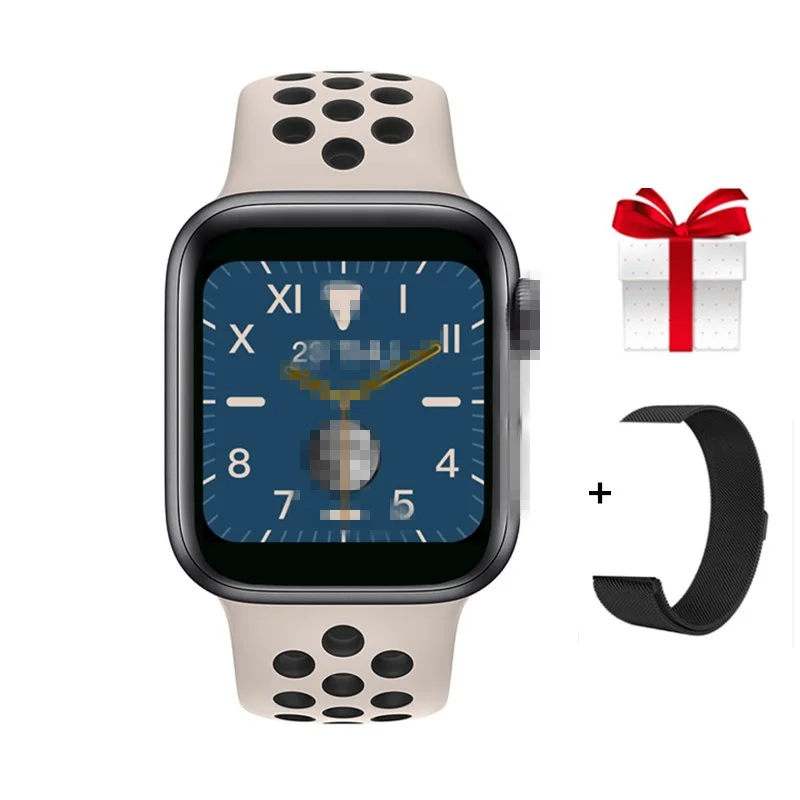 

44MM IWO 13 Smart Watch Men Women IWO13 Smartwatch IP67 Waterproof Series 5 Blood Presuure Fitness Tracker VS W75 IWO 12 C300 T5