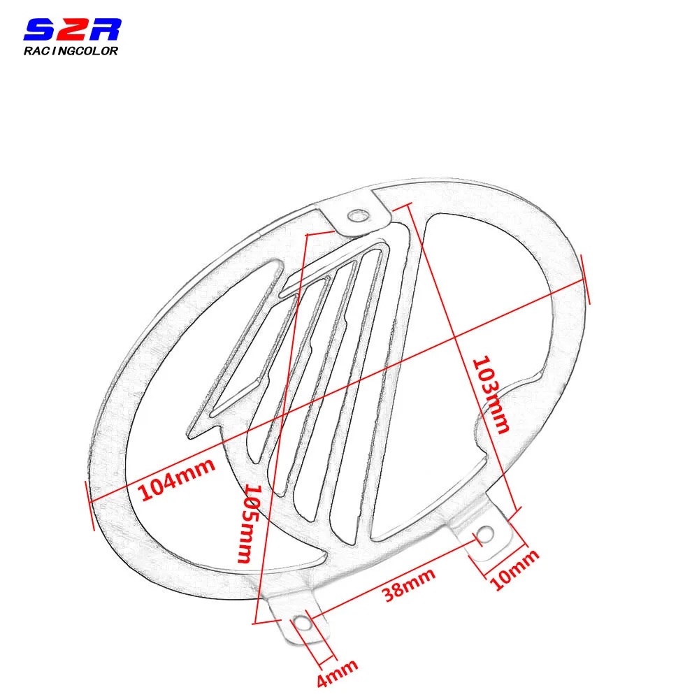S2R мотоцикл цилиндр воздушный кожух для Honda RX125 NSC125 SDH125 SDH SH 125 скутер Универсальная крышка вентилятора двигателя защитные части