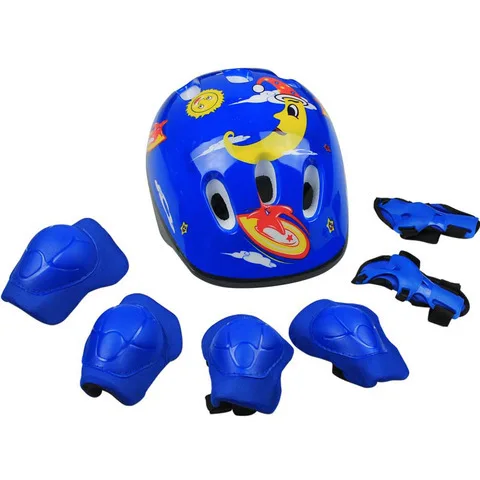 US $14.40 Children Skates Protective Clothing Skates Skating Roller Skates Skateboard Bike Helmet Protective 