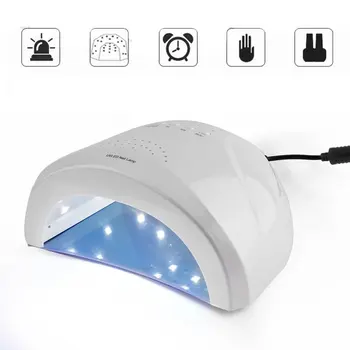 

2 in 1 UV LED Nail Lamp 48W 365nm+405nm Nail Gel Curing Lamp Light Makeup Cosmetic Nail Gel Polish Dryer Nail Art Machine