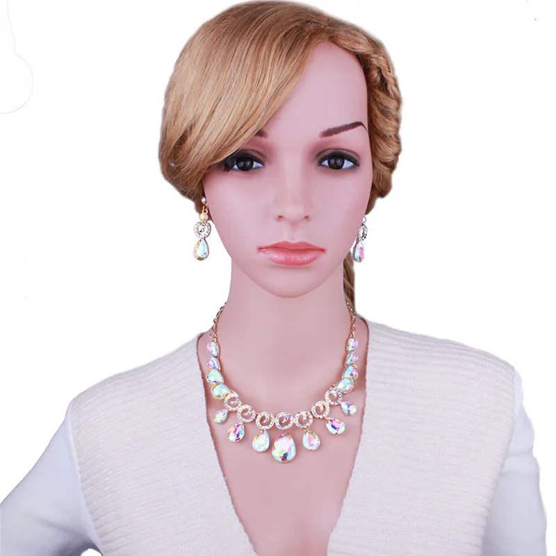 Water Drop Crystal jewelry