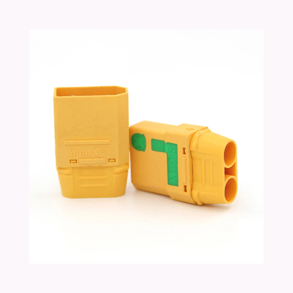 Yoame 2pcs XT90S 안티 스파크 커넥터 Amass XT90-S coonector 안티 스파크 남성 여성 어댑터 자동차 Lipo 배터리