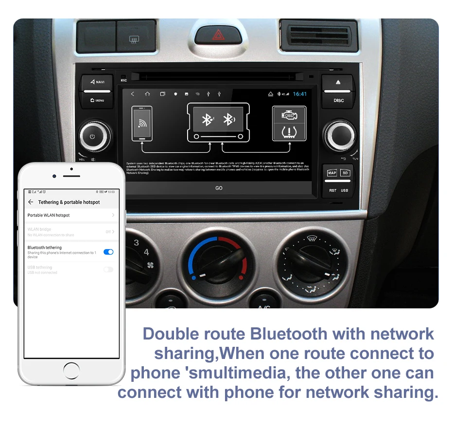 Perfect Isudar H53 Car Multimedia Player GPS Android 2 Din For Ford/Mondeo/Focus/Transit/C-MAX/KUGA 8 Core RAM 4GB DVR Autoradio DSP DVD 11