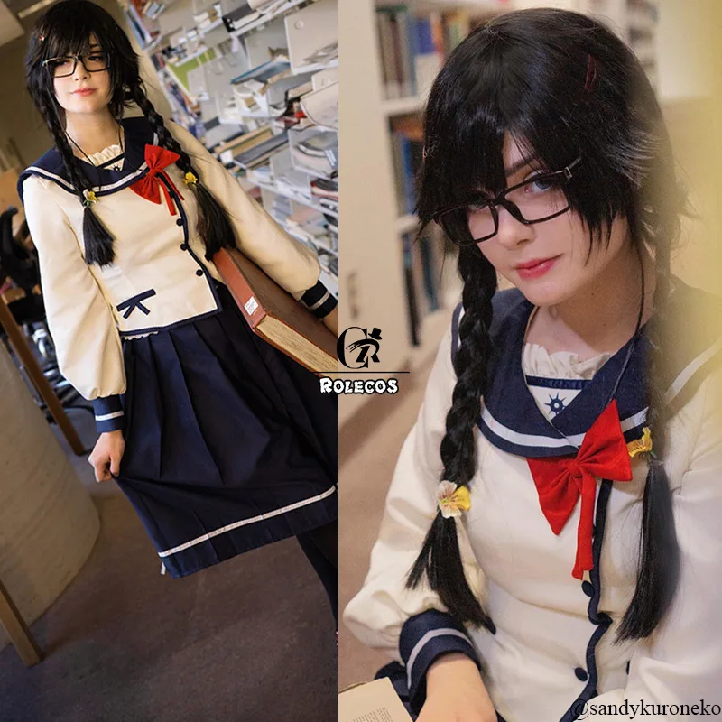 ROLECOS аниме oreski Sanshokuin Sumireko карнавальный костюм школьная форма для женщин| |