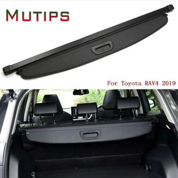 

Mutips 1Set Car Rear Trunk Cargo Cover For Toyota RAV4 XA50 2019 2020 Accessories Car-stying Security Shield Luggage Shade Cover