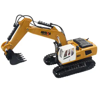 

Yiwa HuiNa Toys 1331 1/16 2.4G 9CH Electric Alloy Excavator Toy RC Engineering Car Digging Truck Model For Kids Christmas Gift