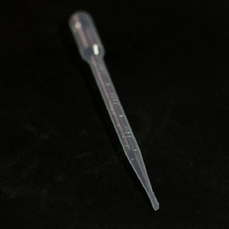 

100Pcs/bag 0.2ml Transparent Pipettes Disposable safe Plastic Eye Dropper Transfer Graduated Pipettes Educational Supplies Pract