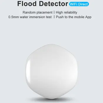 

WIFI Wireless Water Immersion Sensor Smart Home Equipment Household Automation Scene Security Alarm Practical