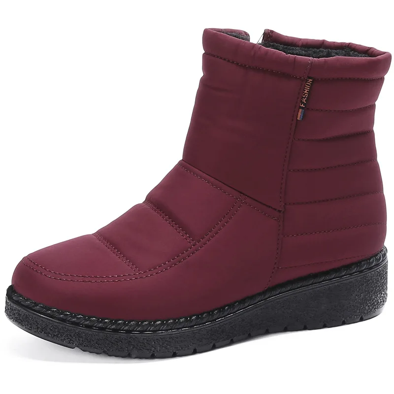 

Women Boots 2019 New Waterproof Snow Boots For Winter Shoes Women Casual Lightweight Botas Mujer Warm Winter Boots Female