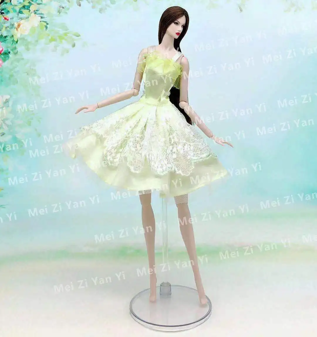 case for barbie doll clothes Princess dress trailing wedding bride marriage dress for barbie accessories toys house ornaments