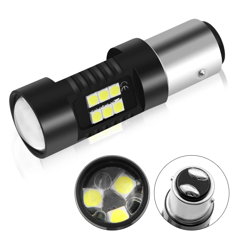1 шт. 1200Lm 1157 BAY15D светодиодный P21/5 Вт светодиодный лампы 21SMD 3030 фонари заднего хода автомобиля задний фонарь Стоп сигнал поворота, цвета-красный, желтый, белый, 12 V-24 V