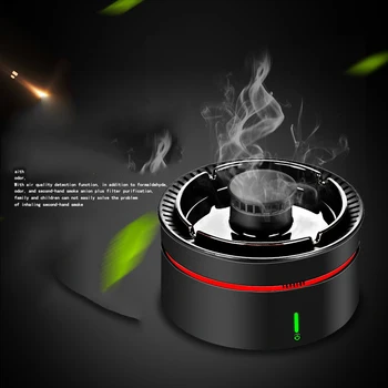 

Multifunctional creative indoor small ashtray air purifier negative ion anti-second hand smoke office air cleaner air purifiers