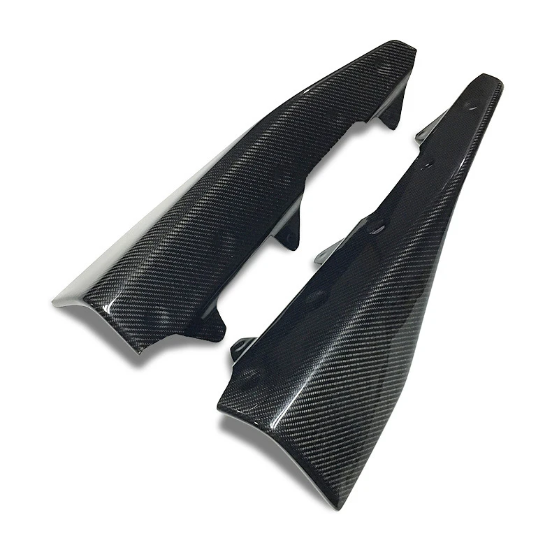 2Pcs Carbon Fiber Side Skirt Extension Splitters for BMW F87 M2-17