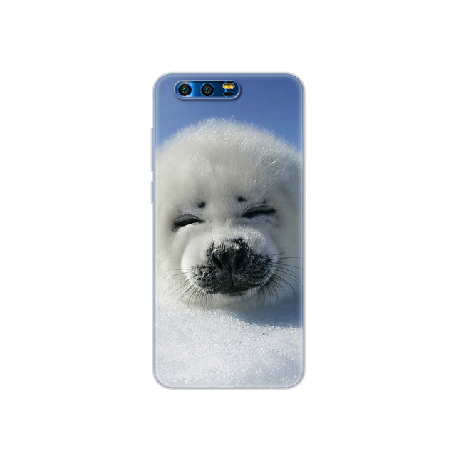 phone case for  honor 9 honor 9 lite soft tpu silicon back cover 360 full protective printing transparent coque