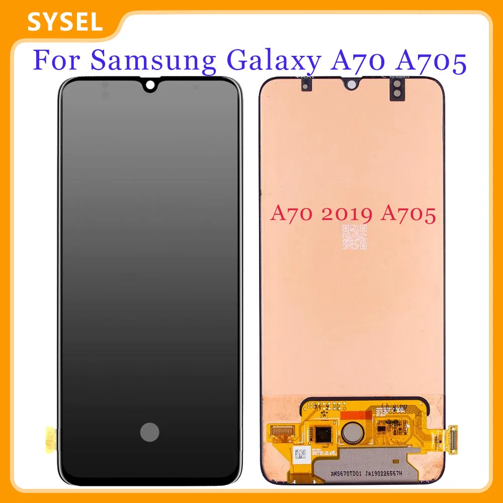 6 7 &quotAMOLED/TFT ЖК дисплей для Samsung Galaxy A70 2019 A705 A705F SM сенсорный экран в сборе|Экраны