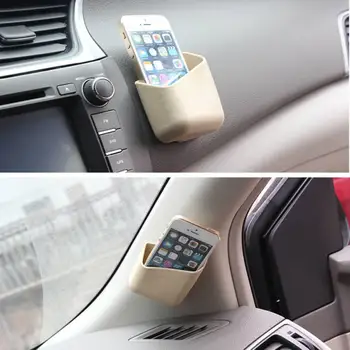 

2pcs Car Organizer Auto Truck Pillar Storage Box Cigarette Phone Glasses IC Card Holder Organizers Bag Car Styling Accessories