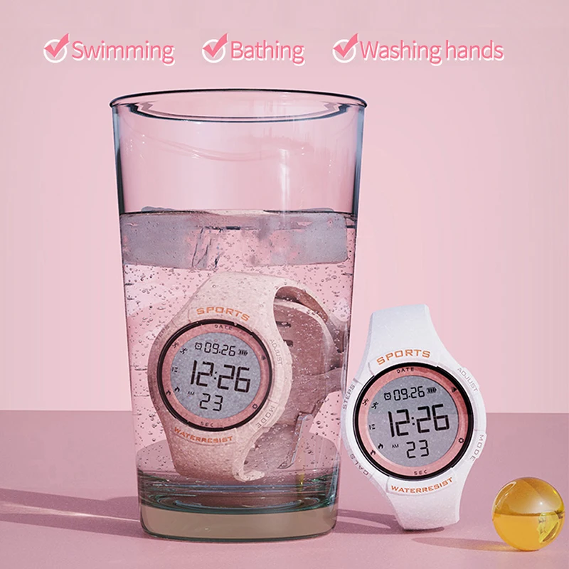 Smart Watch Digital Women Men Student Watch Vibrating Alarm Clock Endurance 15 Days Swimming Waterproof Sports Fitness Watches