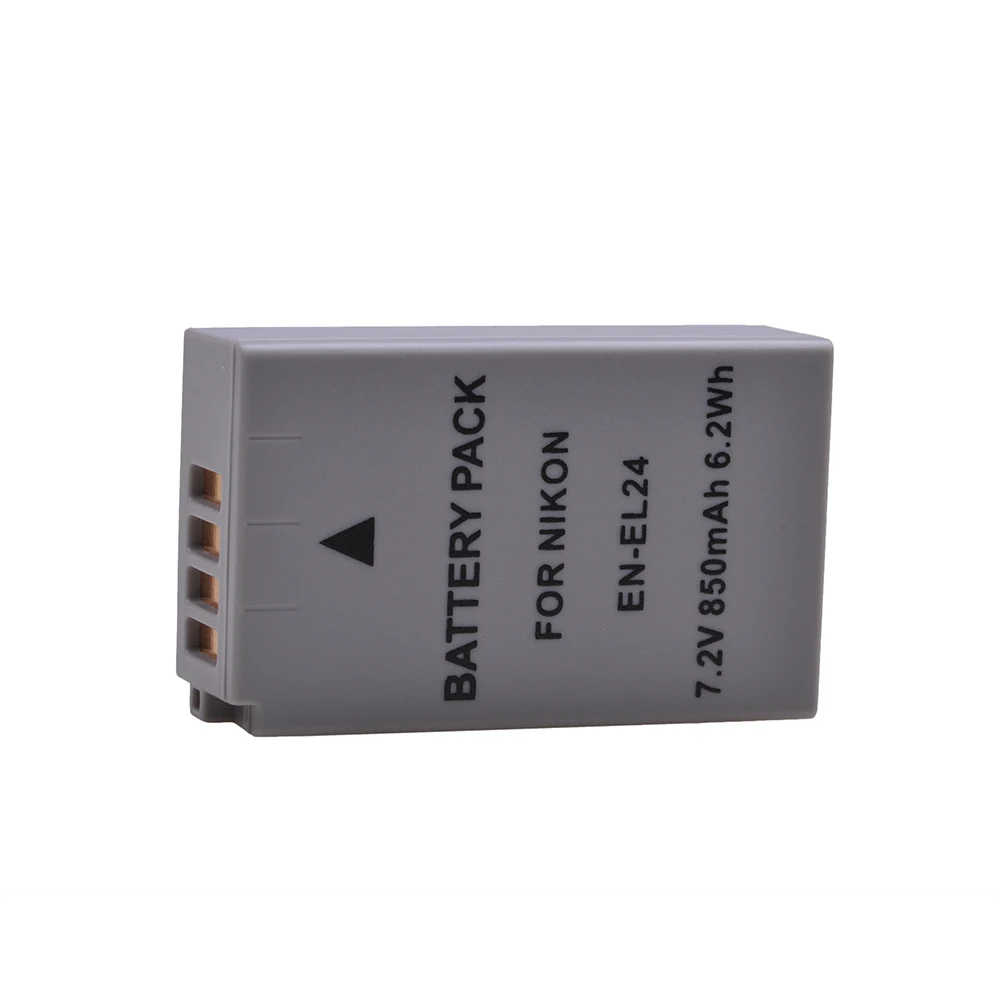 3 шт. 850 мАч EN EL24 ENEL24 аккумуляторная батарея для камеры Nikon 1 J5 1J5 DL18 50 DL24 85 цифровой