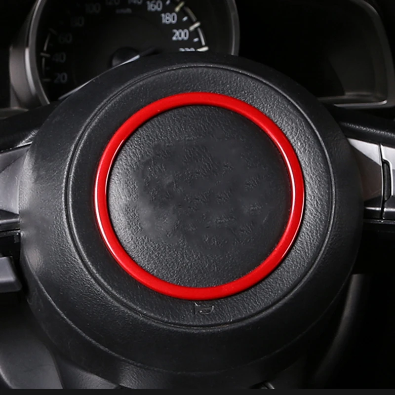 Автомобильная накладка на руль с блестками наклейка для Mazda 3 6 CX3 CX 5 CX5 CX8 9 Axela ATENZA