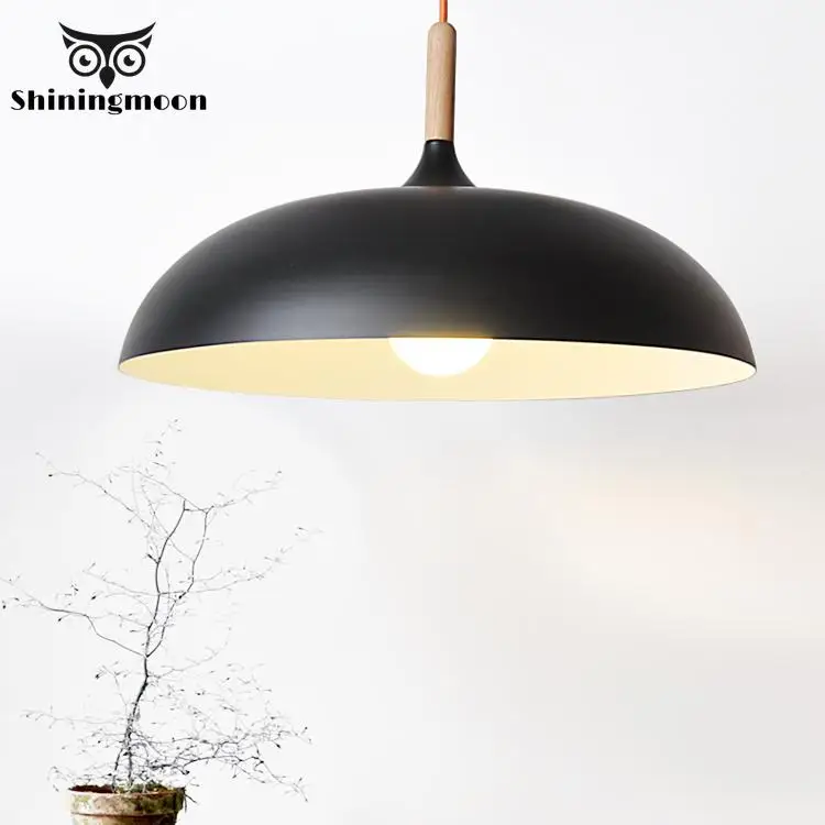 

Modern Minimalism Home Decor Pendant Lights Nordic Aluminum White Black Dinning Room Pendant Light Cafe Stair Lighting Fixture