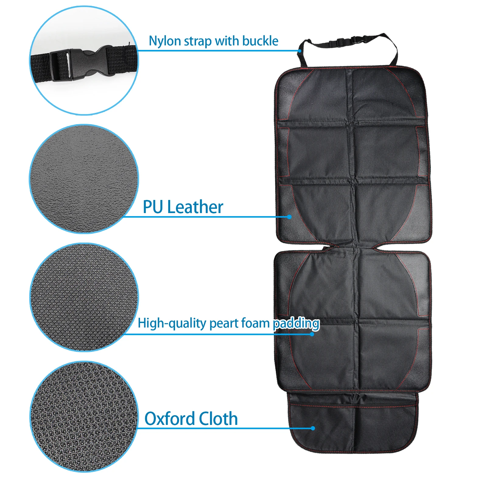 Car Seat Cover Child Children Kids Safety Seat Protective Sheet Mat Pad Auto Baby Protector Pet Dirt Kick Mat Organizer