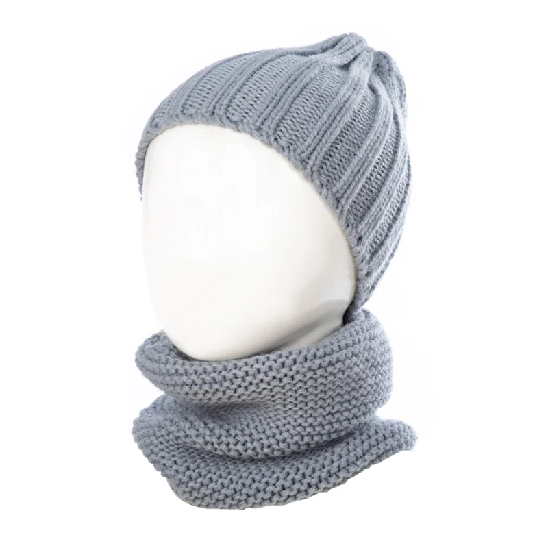 2 шт., однотонный детский шарф, Осень-зима, вязаный для новорожденных, шапки, набор шарфов для мальчиков и девочек, теплая вязаная шапочка