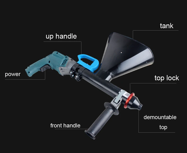 Цементный заполнитель Шпаклевка пистолет Электрический зазор заполнитель Строительный Инструмент Клей Шпаклевка заполнитель пистолет