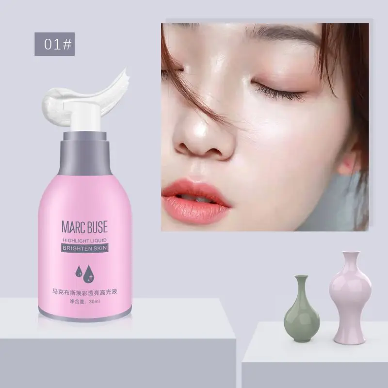 Макияж хайлайтер Shimmer Body Luminizer жидкий хайлайтер Shimmer Brighten Glow жемчужно-белый хайлайзер хорошее использование
