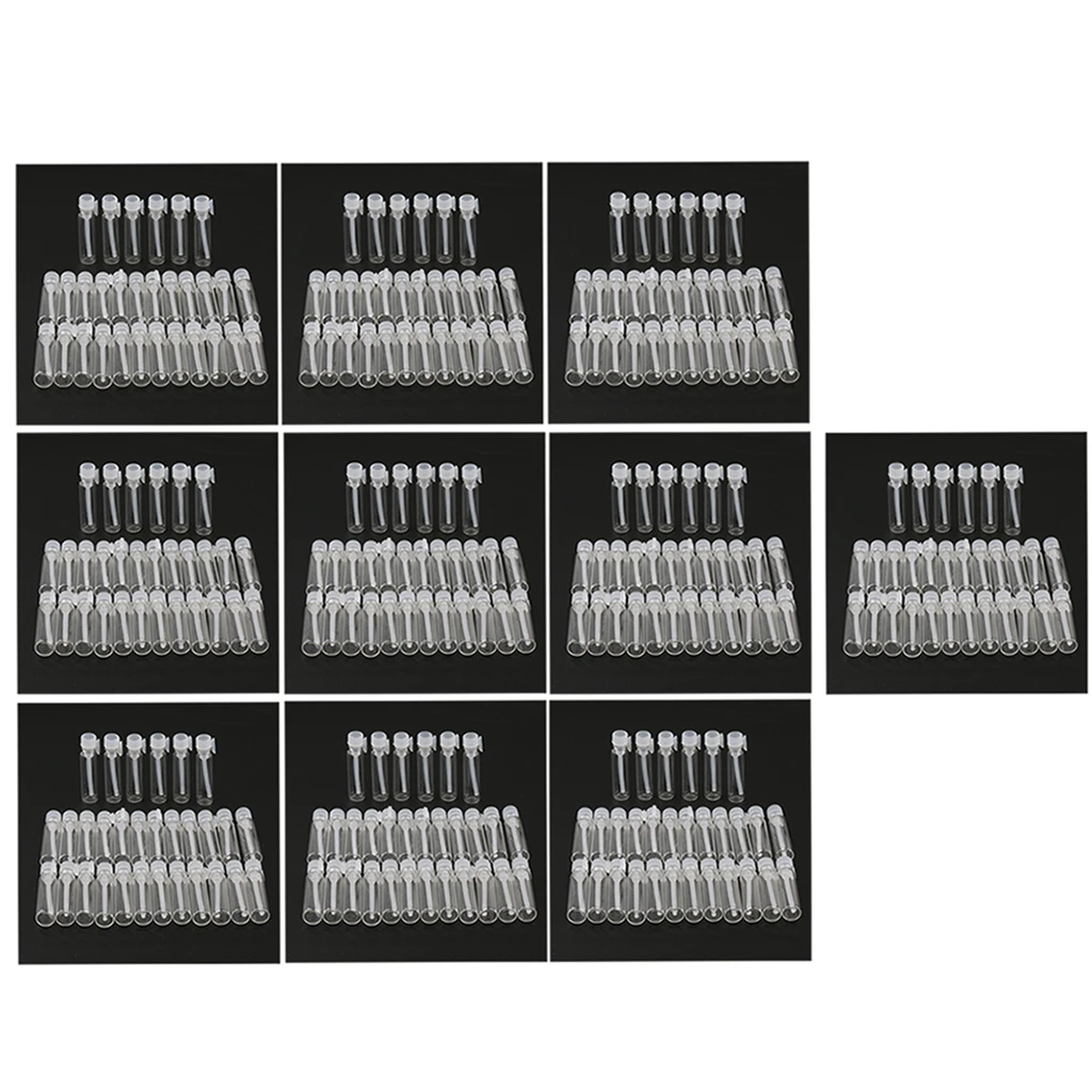 300Pieces, 2ml, Clear Liquid Sample Glass Bottles, Empty Perfume Essential Oil Vials, Reusable Cosmetics Containers-Leakproof