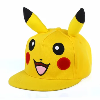 

Baseball Cap Kids Boys Girls Anime Pokemon Go hat pokemon hats Pikachu Ball cosplay Unisex Adjustable Baseball Caps Hip Hop Cap