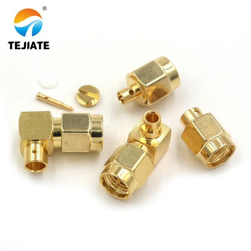 SMA公头直弯头连接头-(6)