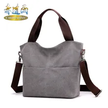 Женская сумка на плечо, повседневная, с перекрестной каймой,, Холщовая Сумка, универсальная, простая, в японском и корейском стиле, для поездок, большая Capac