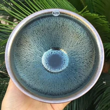 Jianzhan чайная чашка в стиле династии китайской песни Цзянь, большая чайная чаша Tenmoku, диаметр 4,72x2,76 дюйма, отличная работа и тон