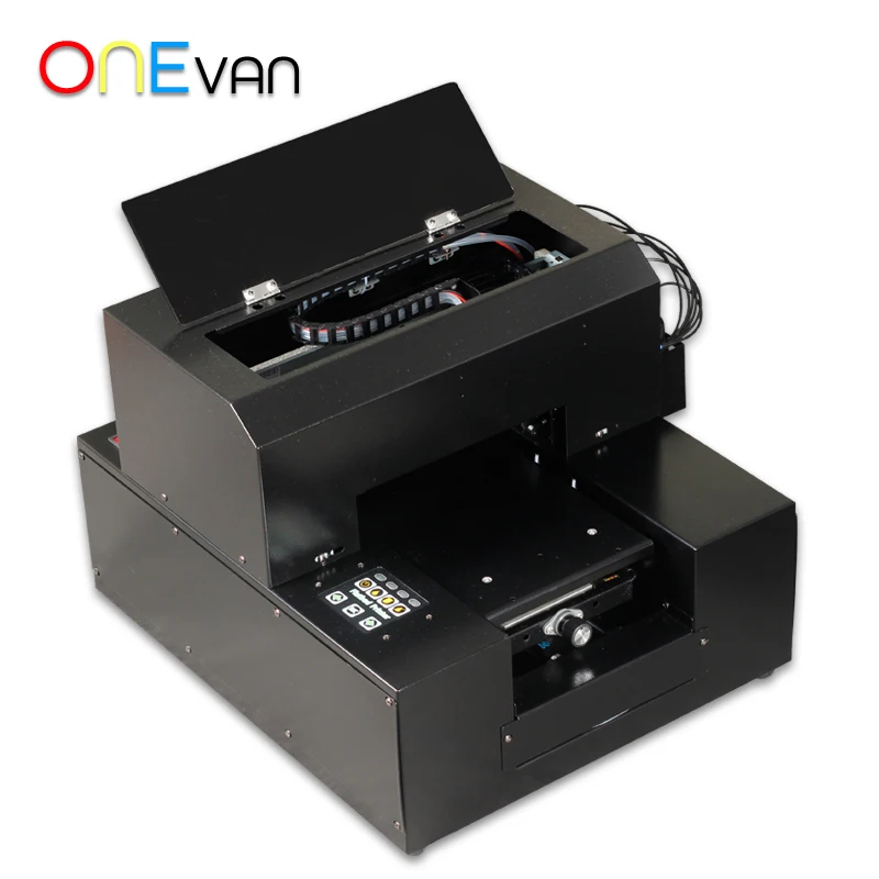 Маленький УФ принтер onwan A4UV сопло Epson доступный начального уровня бесплатная