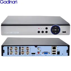Gadinan 8CH AHD XVI 5MP DVR 5 в 1 безопасности H.264 Гибридный видео Регистраторы для XVI AHD TVI CVI аналоговый IP Камера Главная видеонаблюдения Системы