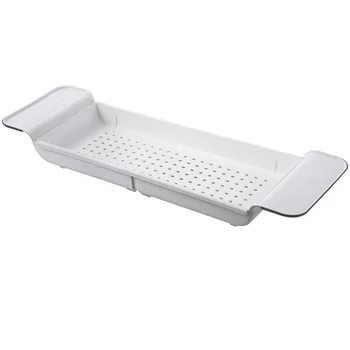 

Retractable Drain Bathtub Frame Bathroom Plastic Bath Tub Shelf Bathtub Storage Rack Bathroom Storage Shelf