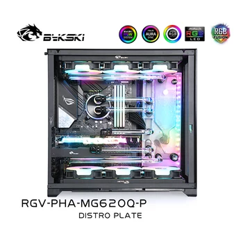 شراءBykski لوحة Distro لهيكل Phanteks MG620Q ، لوحة مائي منحرف تبريد المياه 12 فولت/5 فولت MB مزامنة RGV-PHA-MG620Q-P