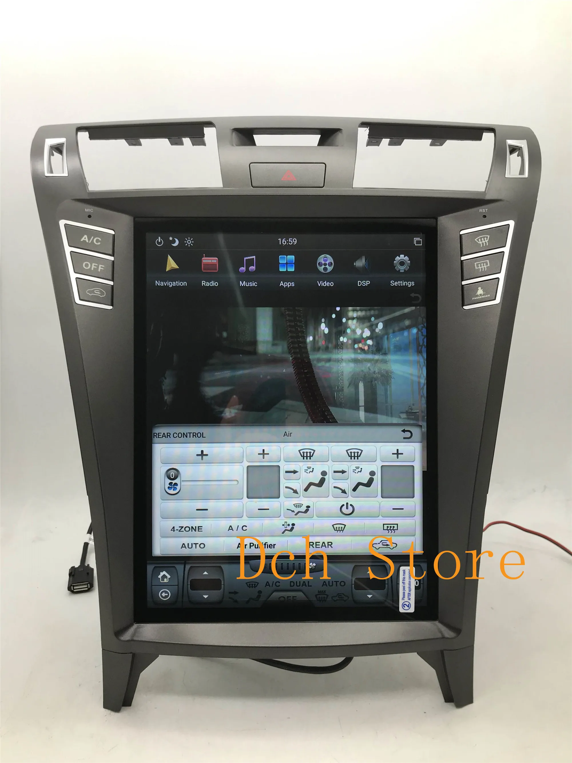12 1 ''IPS вертикальный Тесла стиль Android 9 0 автомобильный DVD GPS навигация для lexus LS