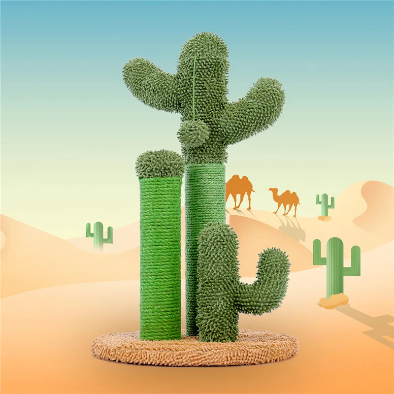 de cactus com corda sisal para gatos,