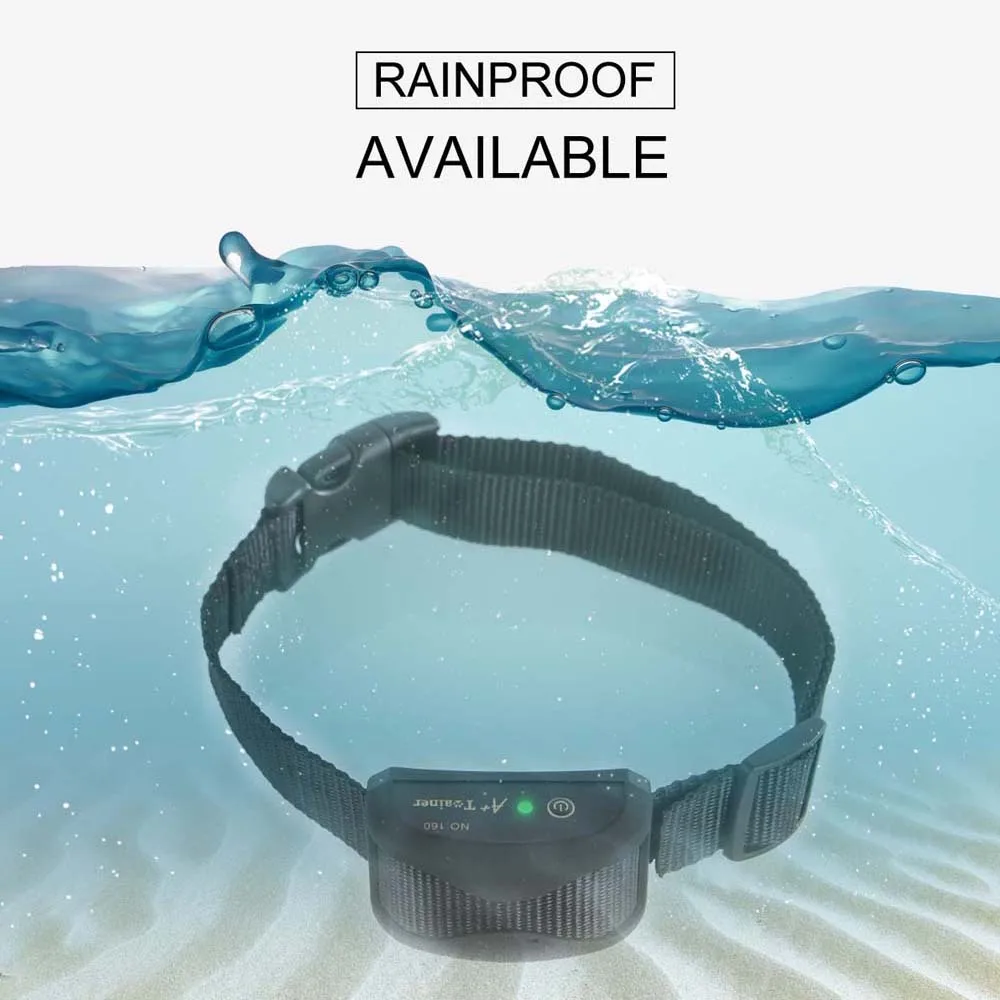 800m dog training collar with remote control waterproof rechargeable electric shock collar beep vibration dog anti bark collar