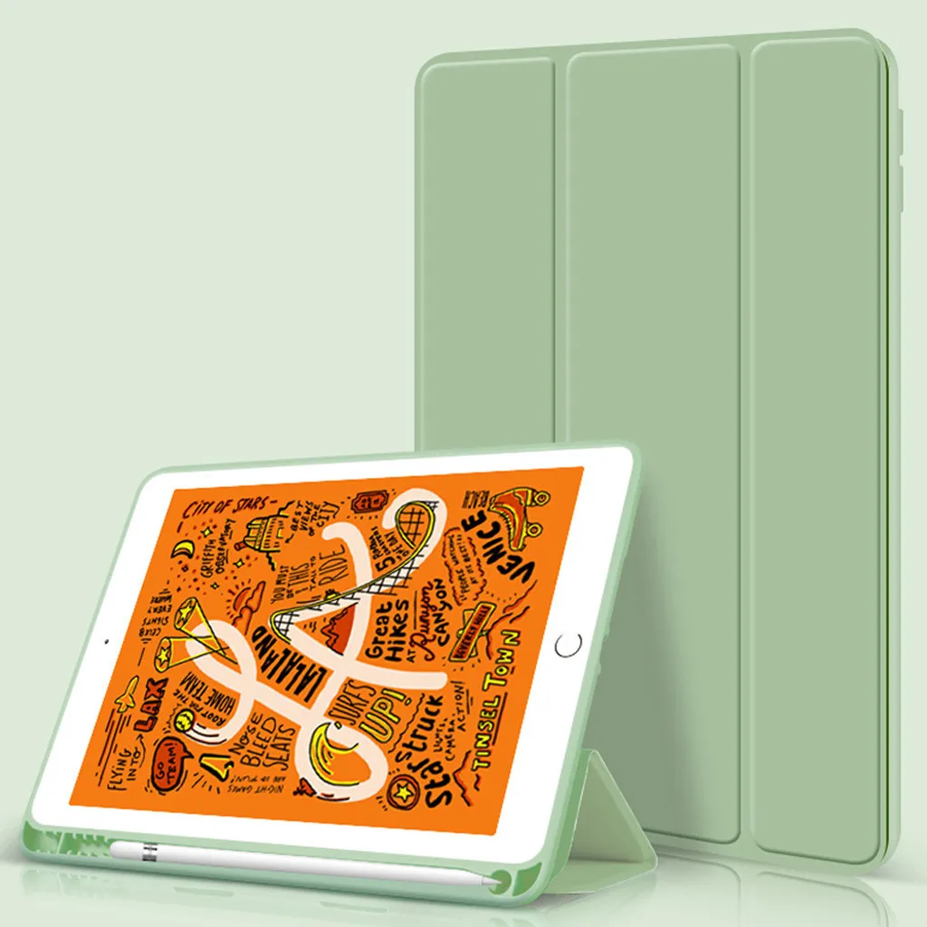 1x Роскошный ультра тонкий чехол-подставка для нового iPad 7-го поколения 10,2 дюймов планшет PU двухсторонний защитный Магнитный чехол