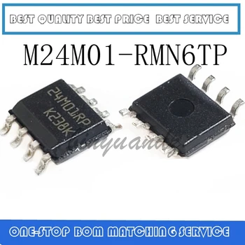 

10PCS M24M01-RMN6 M24M01-RMN6TP 24M01RP M24M01 SOP-8