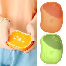 Силиконовая Очищающая щетка для лица в форме фруктов, удаляющая черные точки, сужающая поры, электрическая Очищающая щетка, щетка для чистки лица