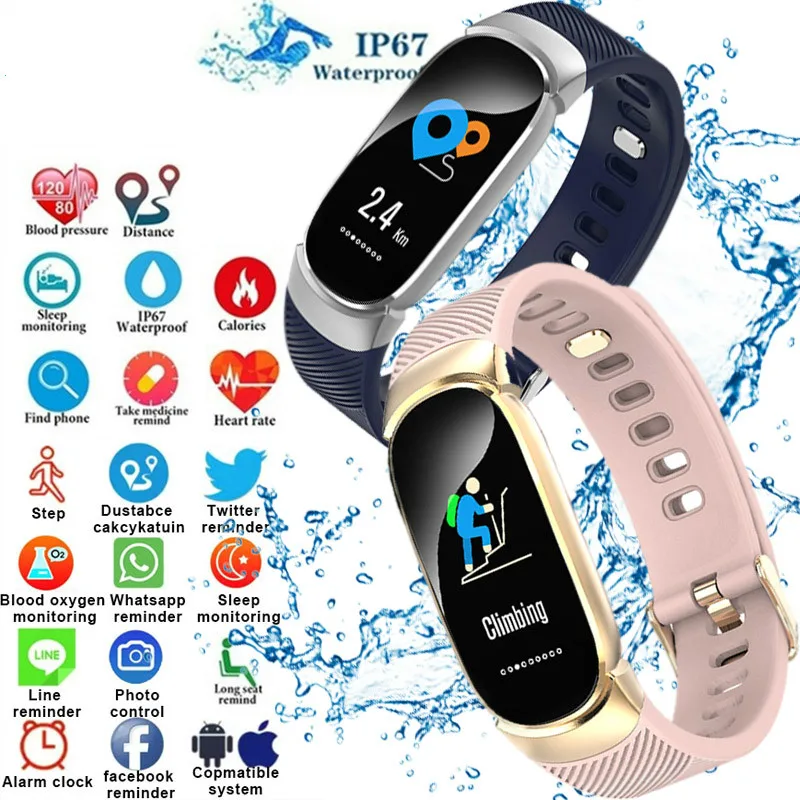 MIWA QW16 IP67 непроницаемая pulsera inteligente de ritmo cardina rastreador Fitness reloj Control | Электроника