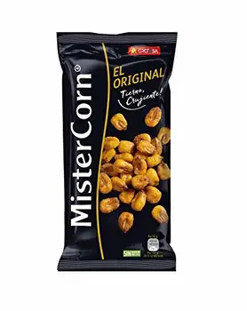 

Grefusa - MisterCorn El Original | Maíz Frito con Sabor a Barbacoa - 130 gr - 3 Paquetes (390 gr)