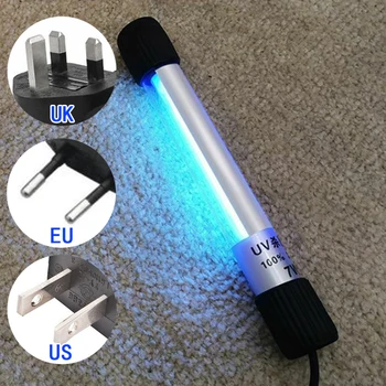 

1PCS 7W UV Lamp Light Tube 18cm Hand-held Stick Portable Disinfection Bactericidal Lamp Purple Light