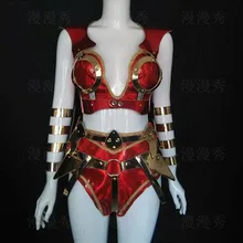 Механический танцевальный костюм певица ночной клуб бар Сценические костюмы косплей одежда зеркало лазер бикини костюм DWY2630