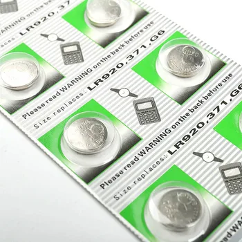 

Hot selling 20 Pcs AG6 LR920 LR921 SR69 Watch Battery Coin Cells Button Batteries Alkaline Wholesale