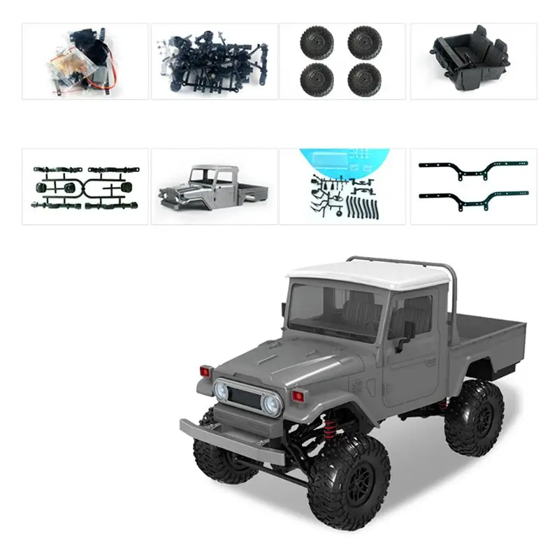 MN модель MN45 комплект 1/12 2,4G 4WD Rc автомобиль без ESC батареи передатчик приемник детские игрушки