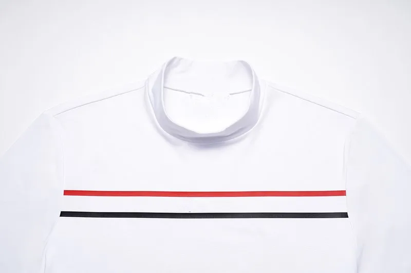 Q2019 Мужская Вельветовая рубашка с круглым вырезом Спортивная футболка с длинными рукавами для гольфа одежда для гольфа S-XXXL на выбор для спорта и отдыха